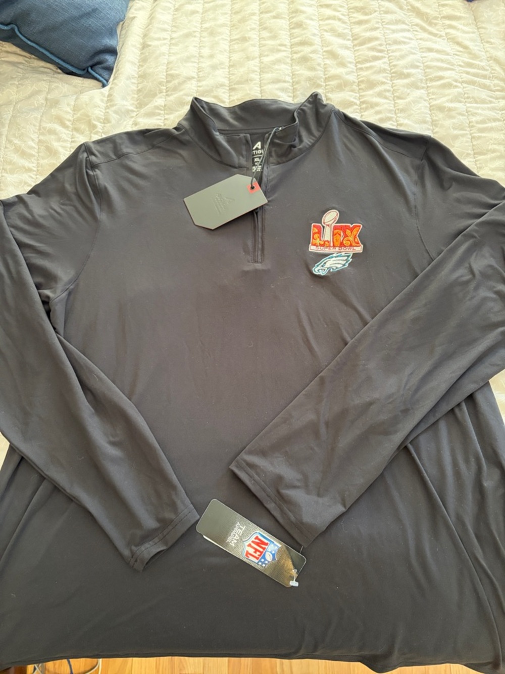 NFL superbowl quarter zip